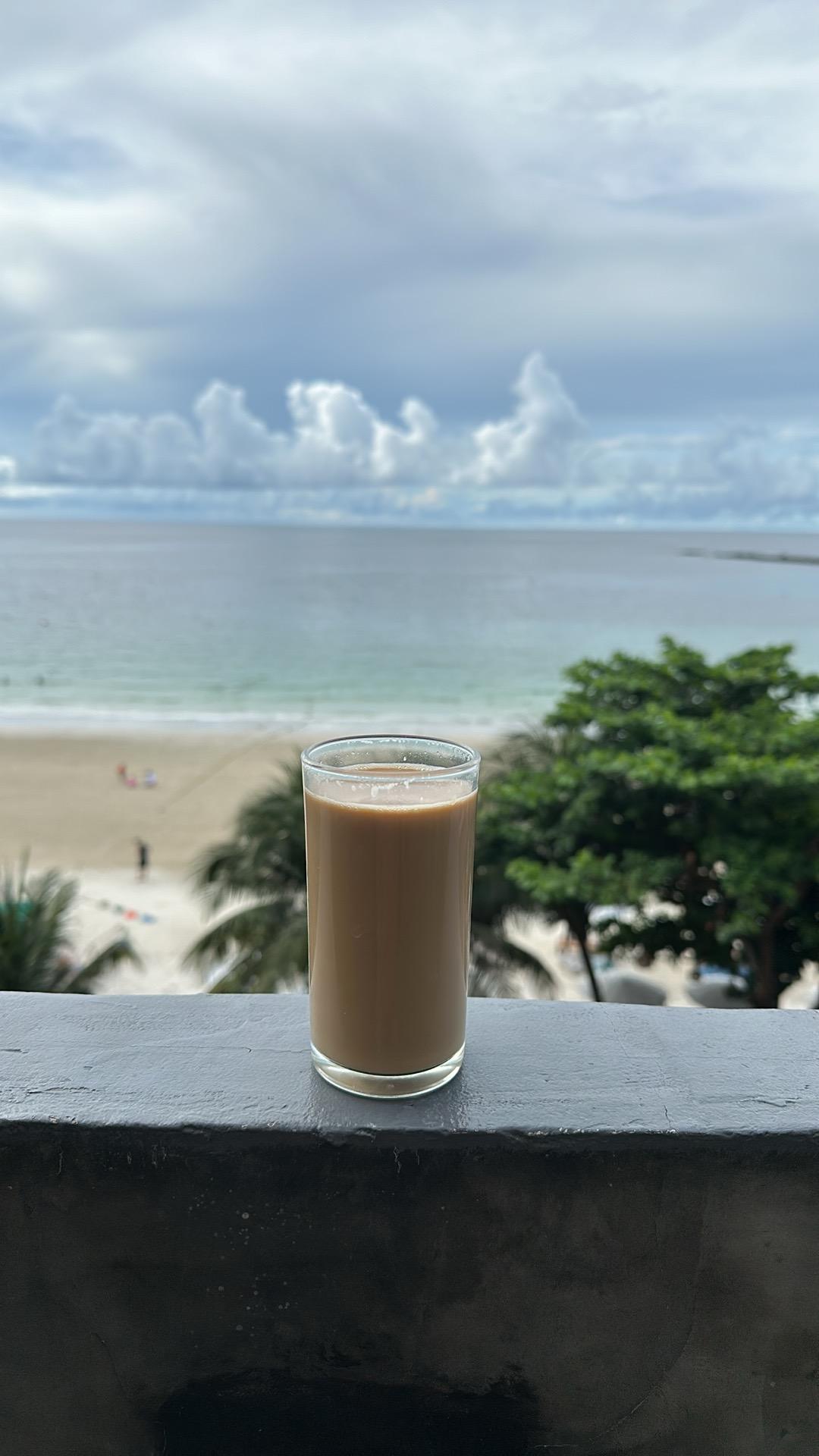 Morning on the balcony