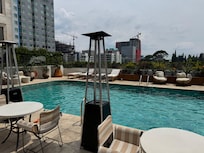 City view from pool area