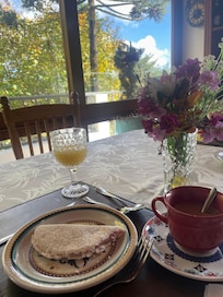 Café da manhã delicioso!