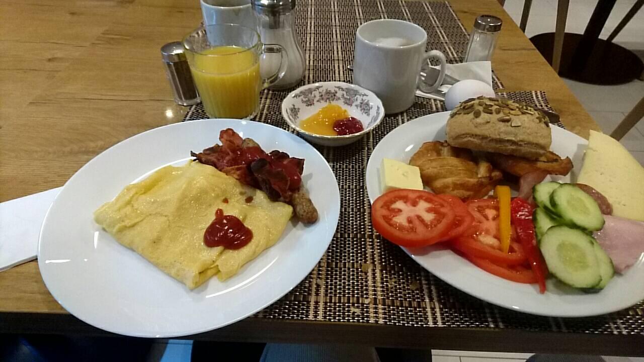 豊富な朝食