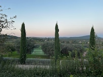 Vista da Toscana a partir do hotel.