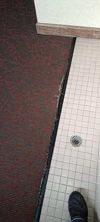 Carpet ripped