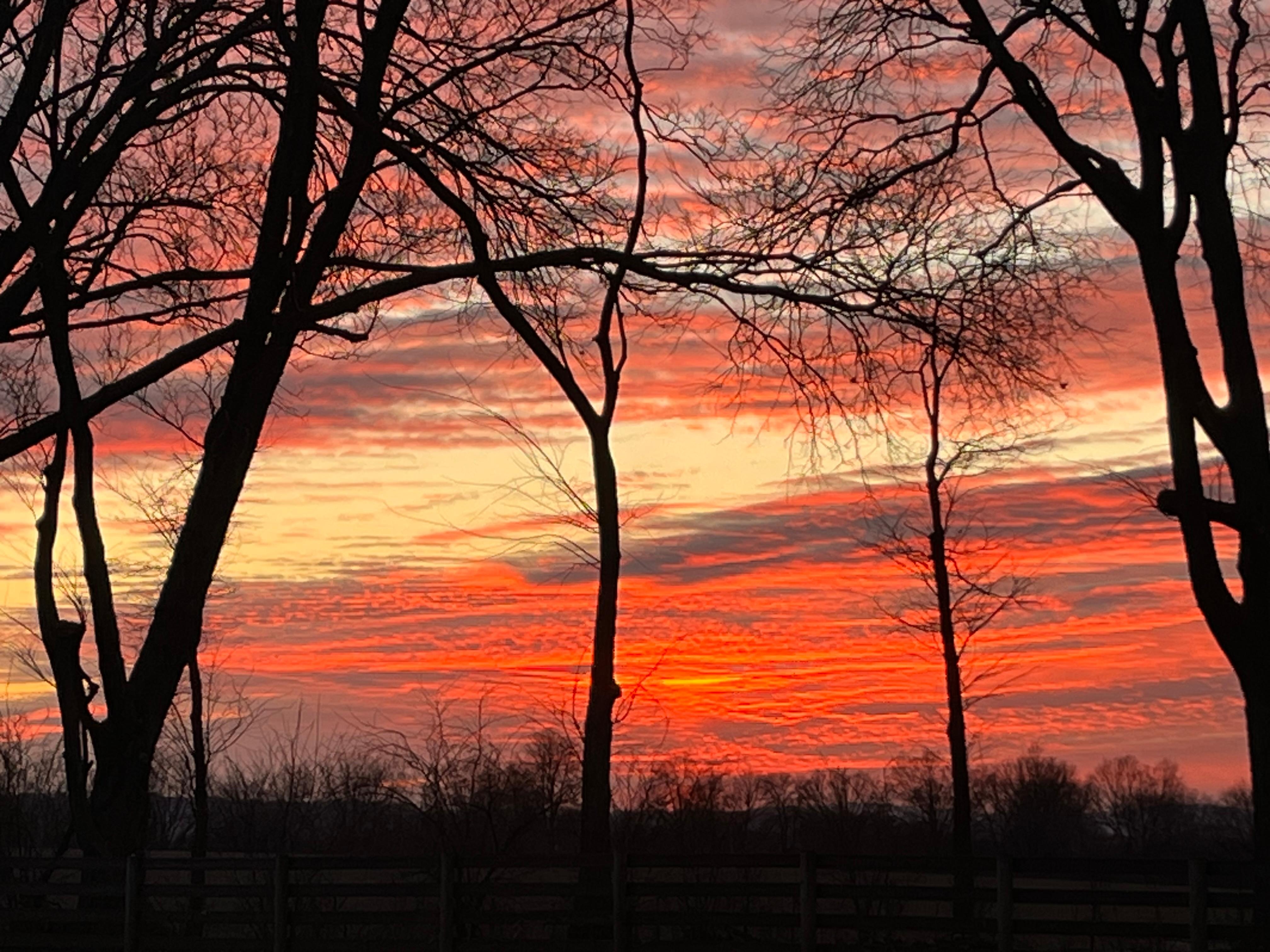 Sunset view from property is breathtaking 