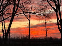 Sunset view from property is breathtaking