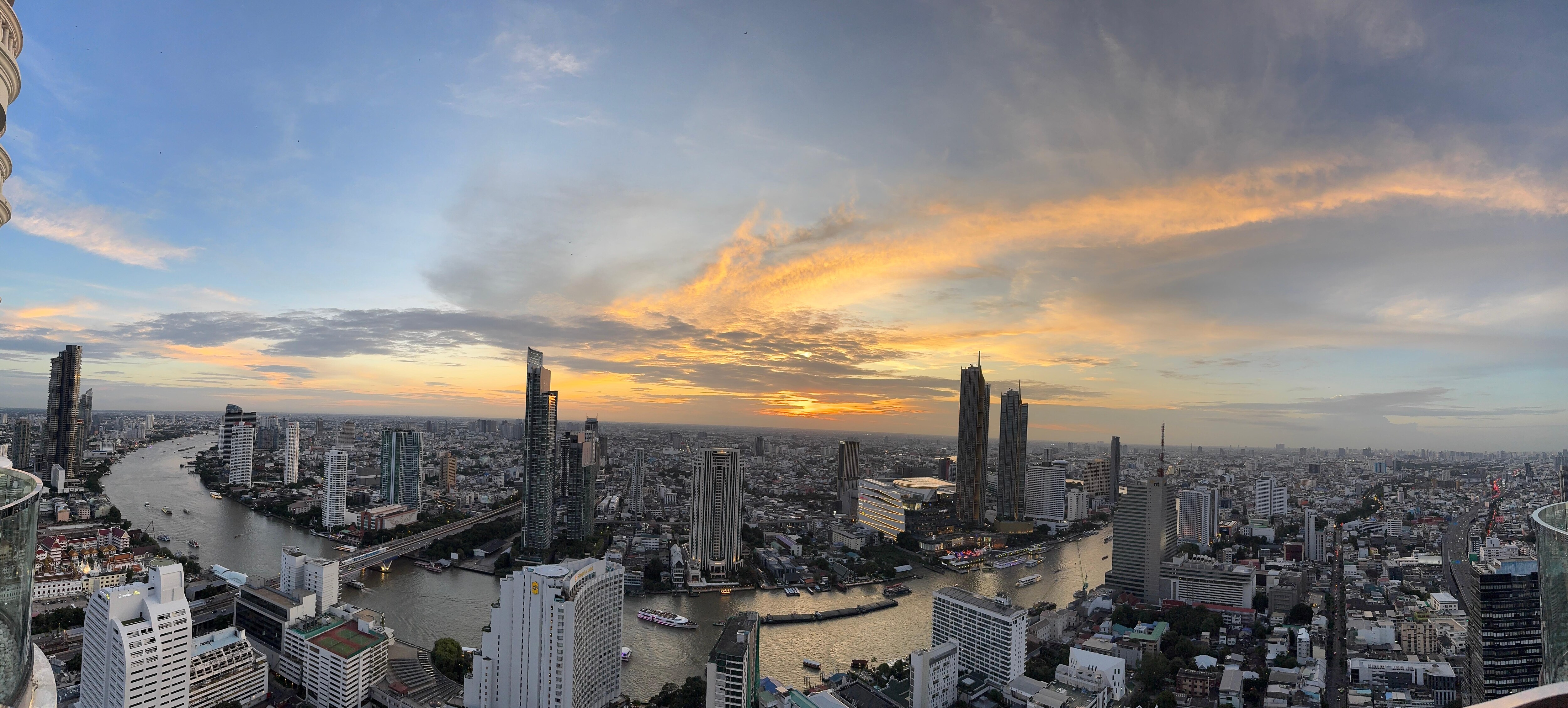 The view from Lebua Hotel.