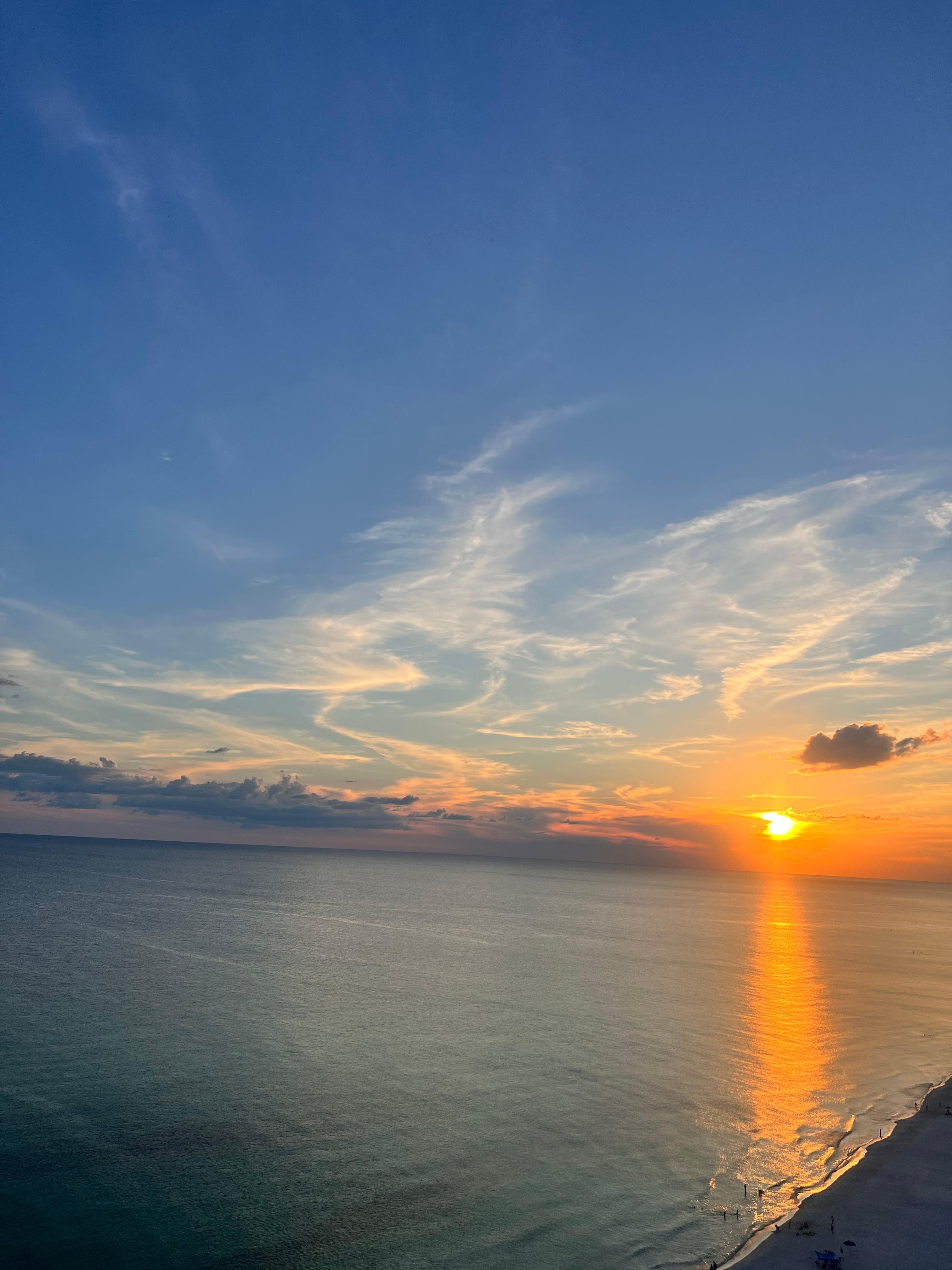 View from the balcony. 