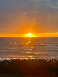 From living room window.