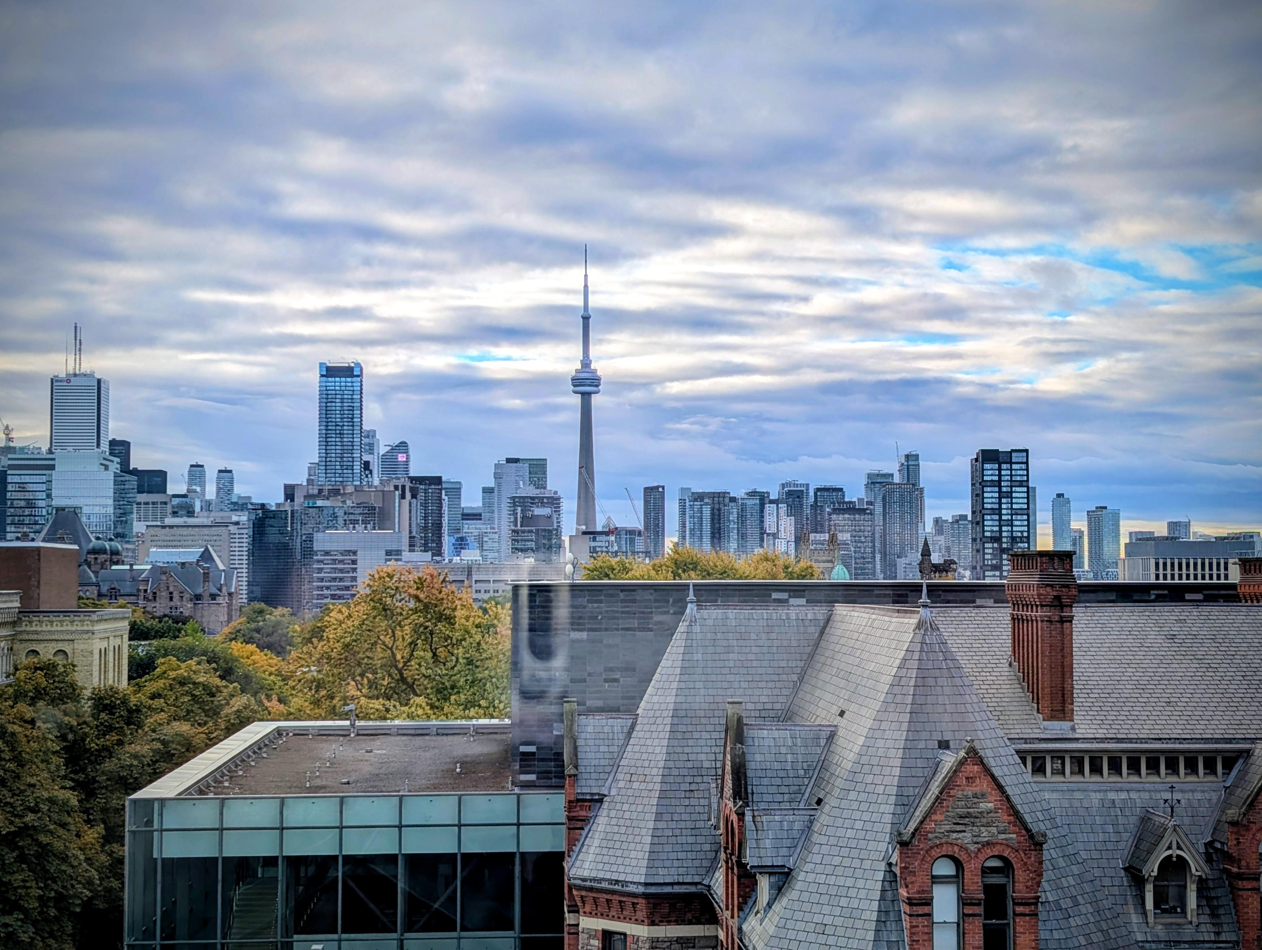 Blick aus der 8.Etage auf die Skyline