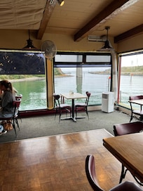 one of the restaurants we stopped at on the harbor.