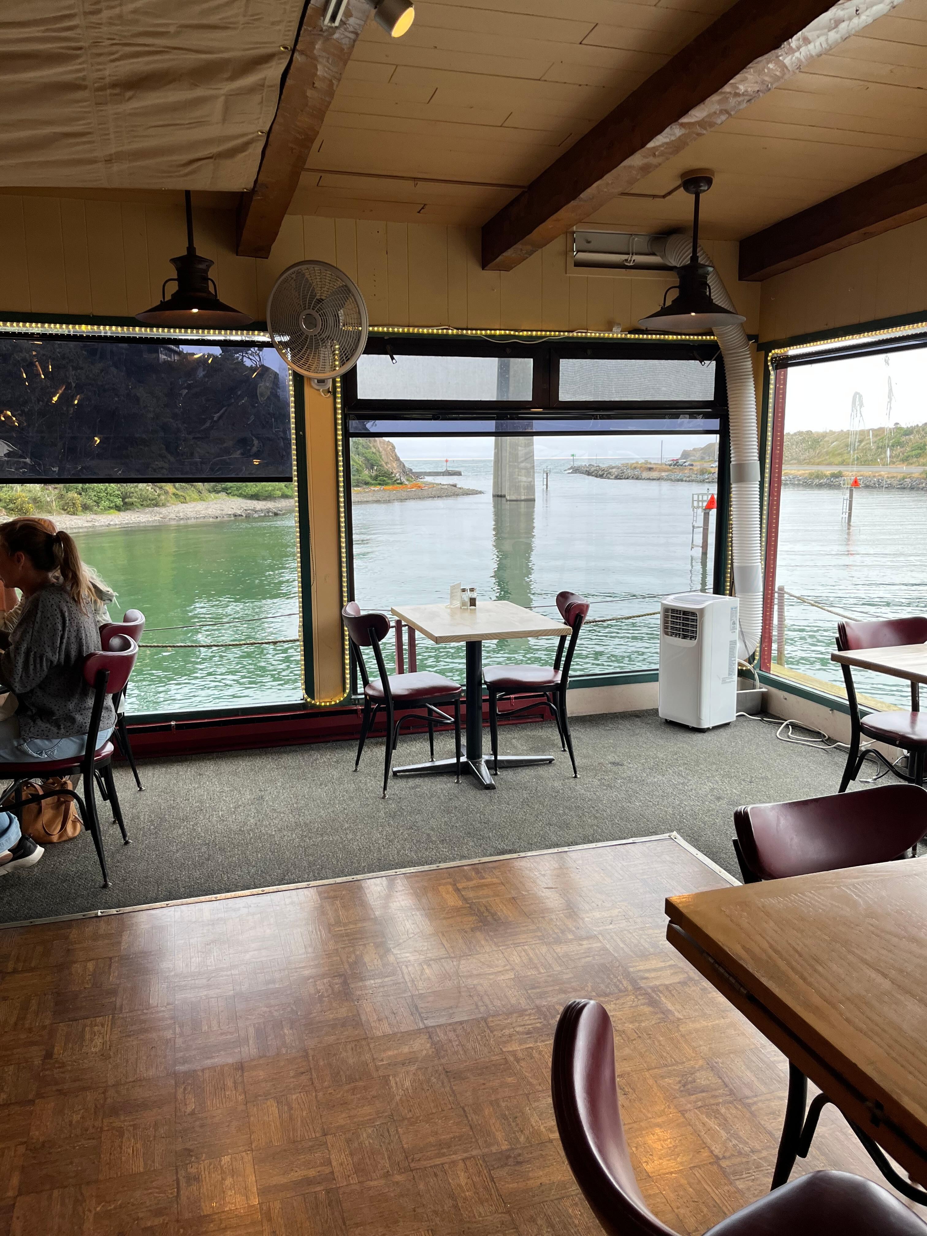 one of the restaurants we stopped at on the harbor.