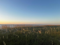 Sunrise walk on the beach.