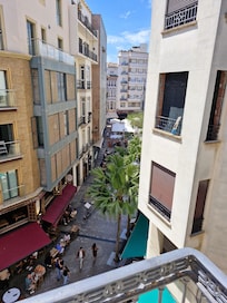 View from one of the balconies