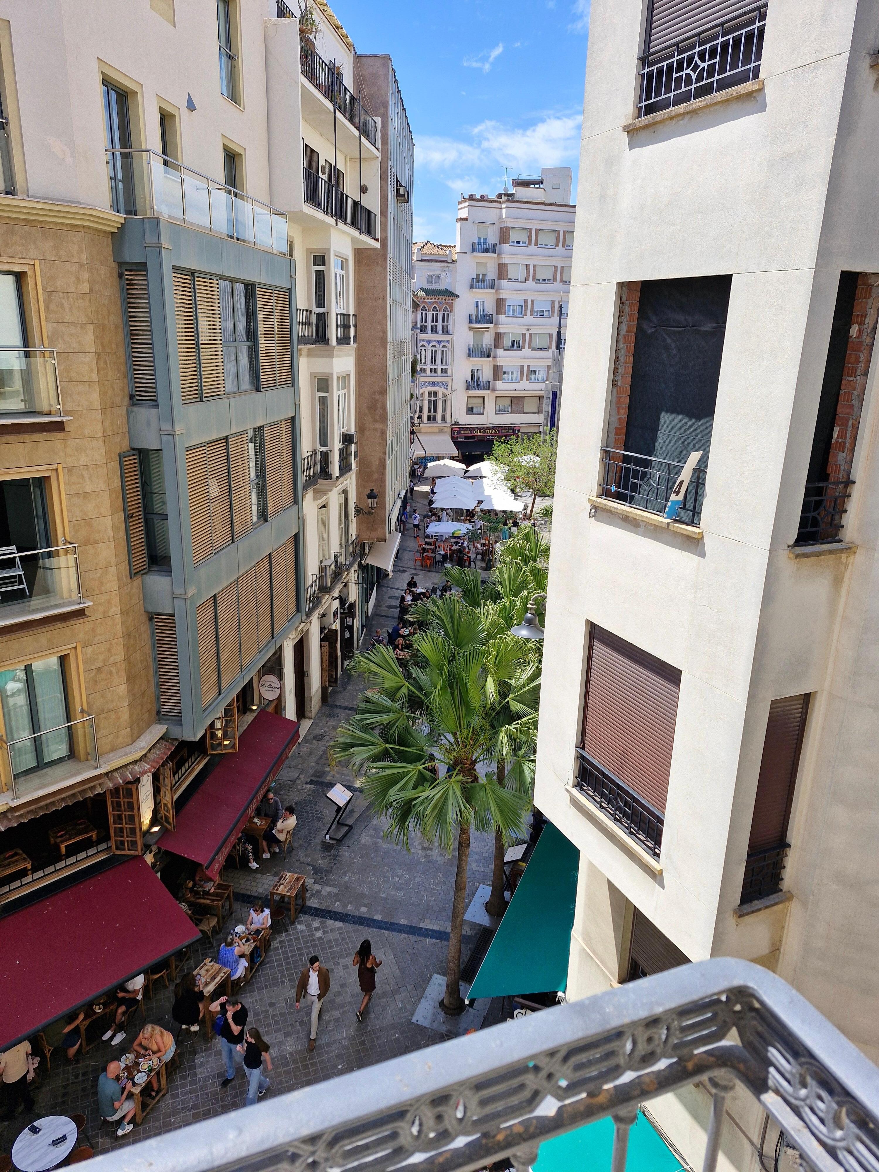 View from one of the balconies