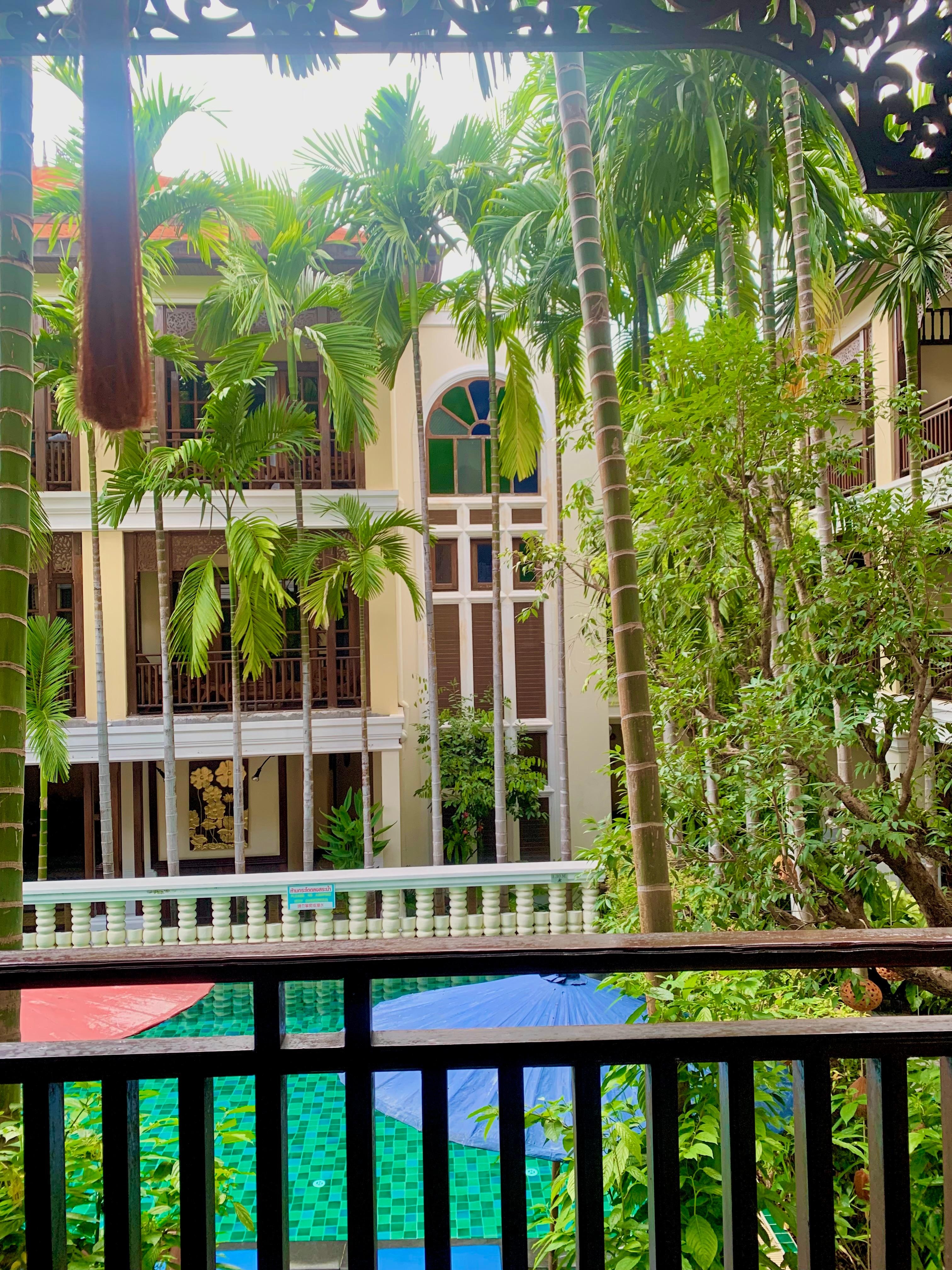 Vi havde værelse med balkon!🫶🏽