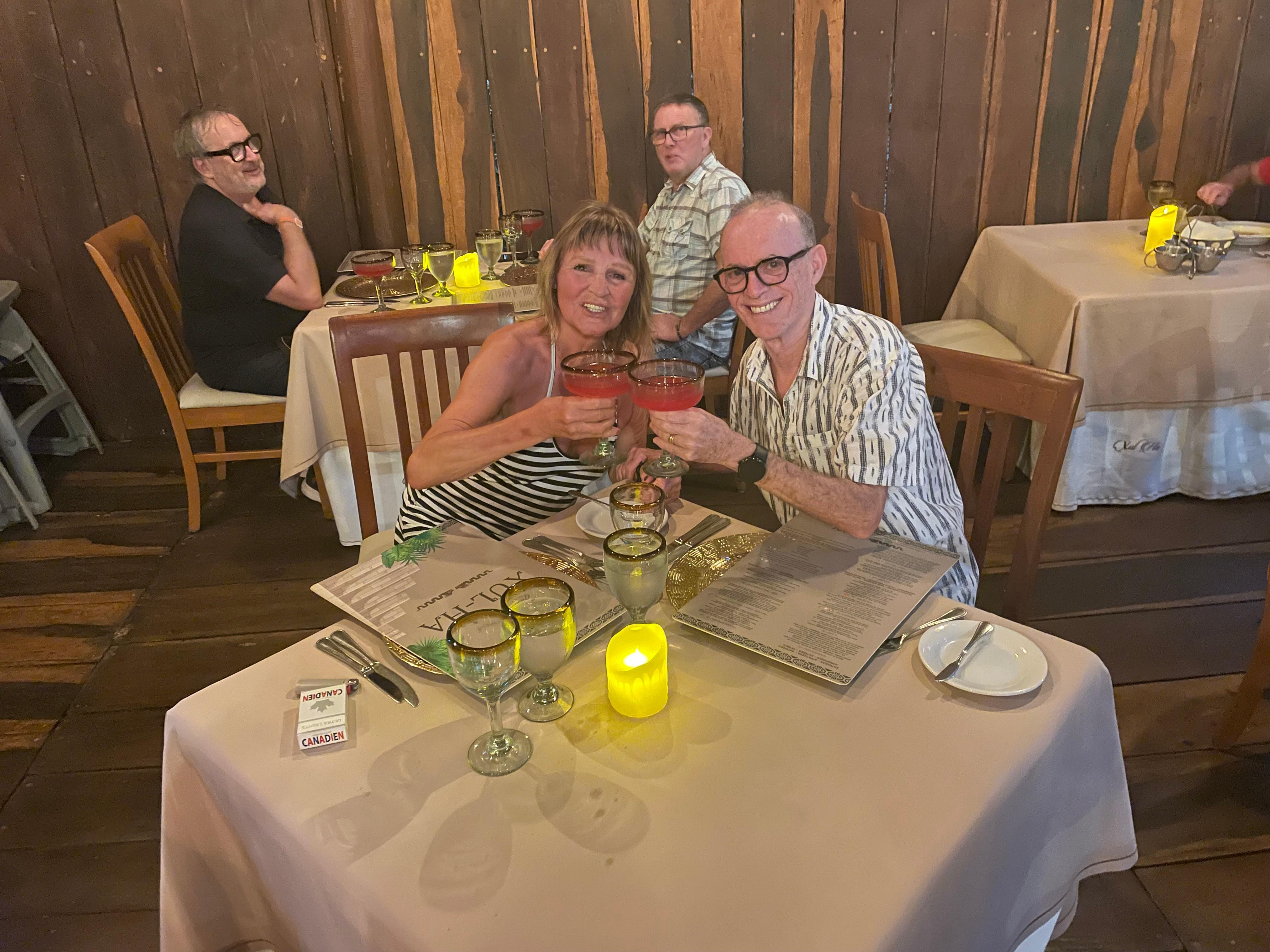 Birthday at at à la carte Mexican restaurant. 