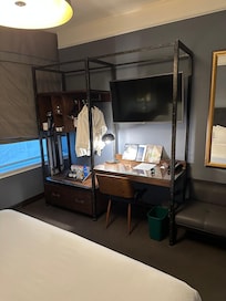 Table, mini-bar (extra charge!), coffee machine, phone