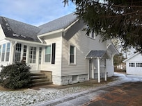 They left a shovel & salt & one day someone came & shoveled the droveway