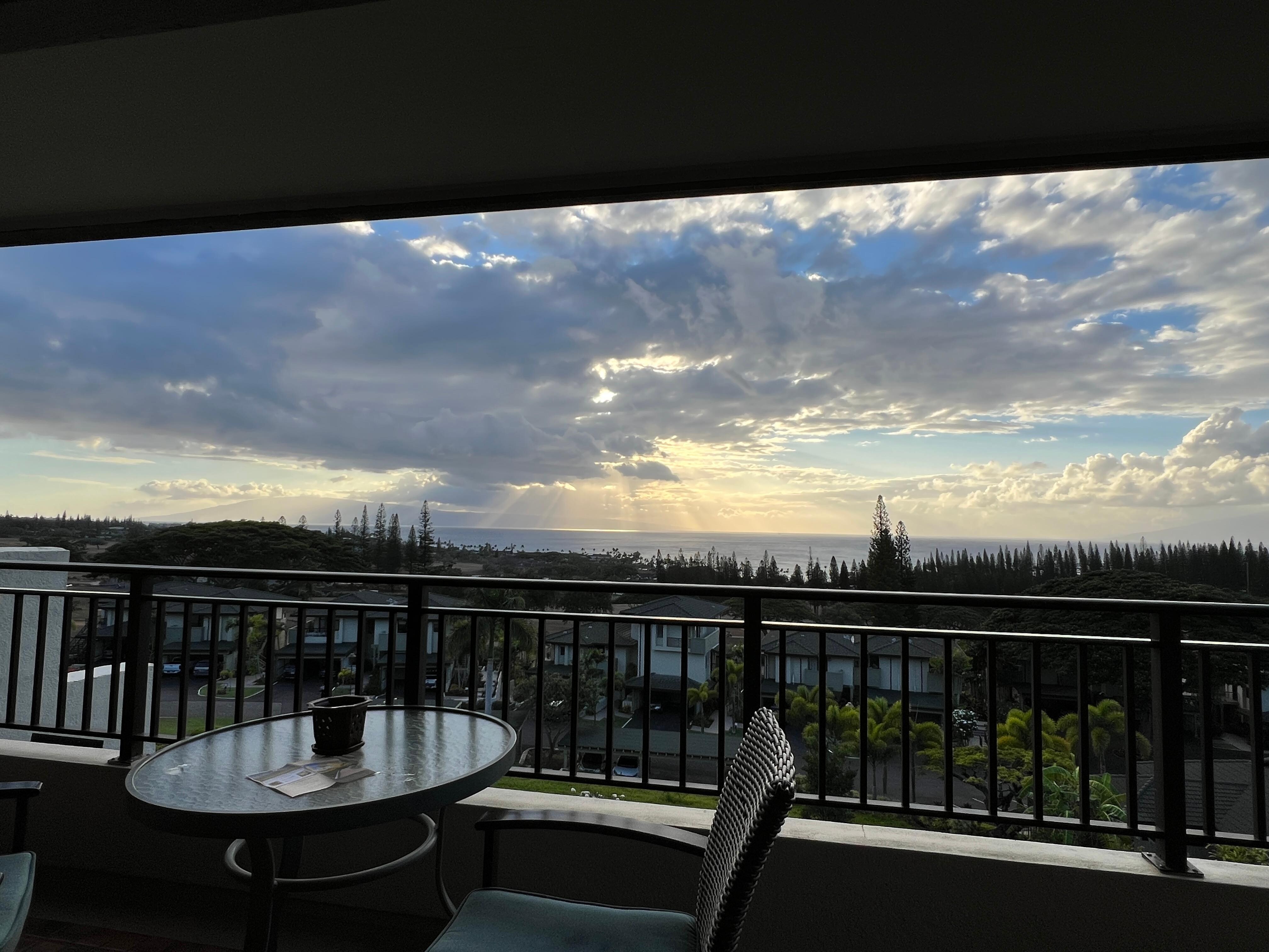 Another sunset on the lanai.