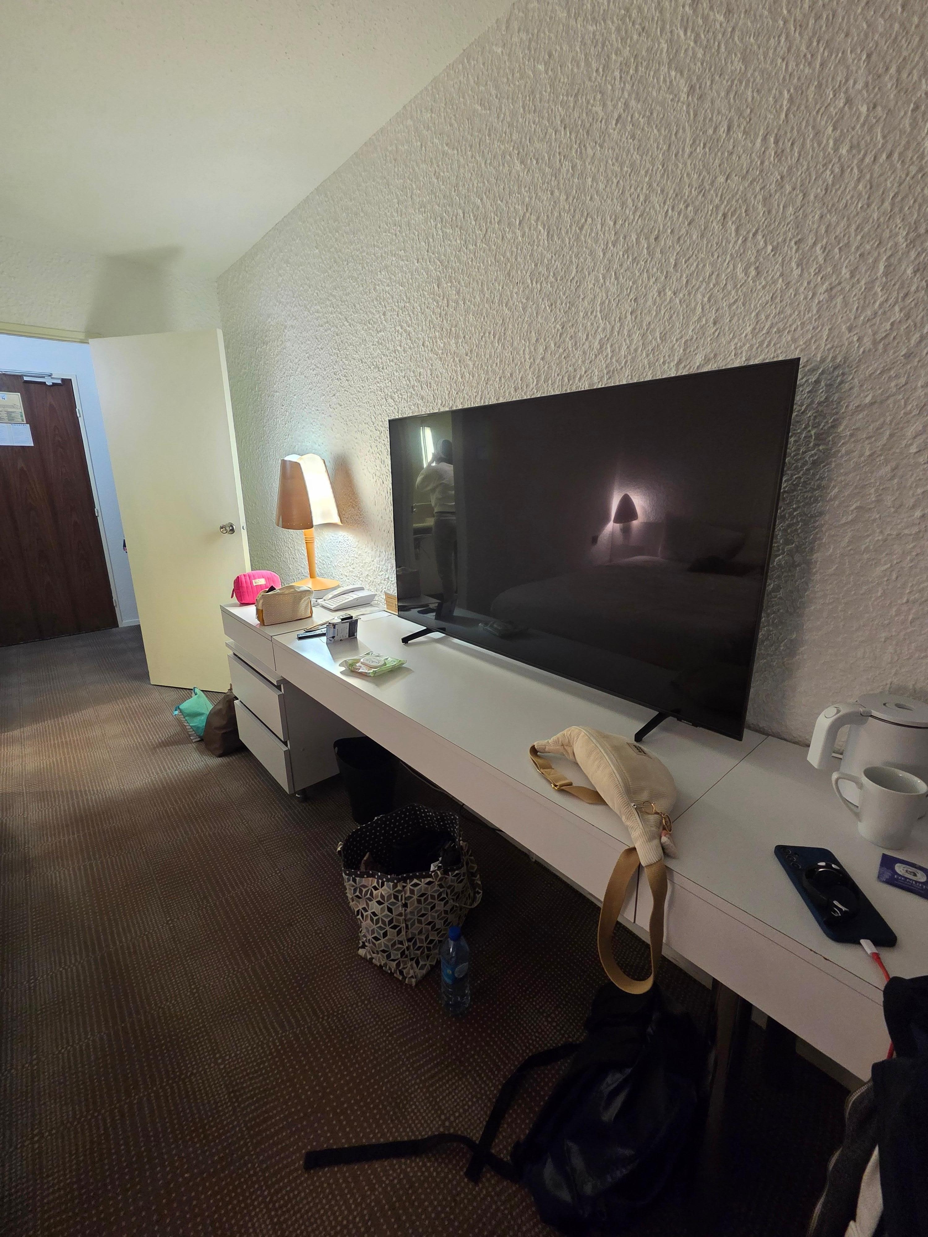 Une TV qui n'est pas branché 