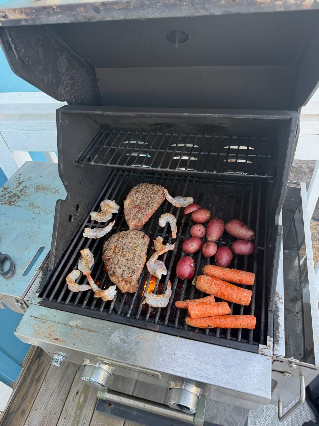 Grilling on the barbie