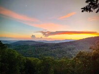 Sunset from covered back porch