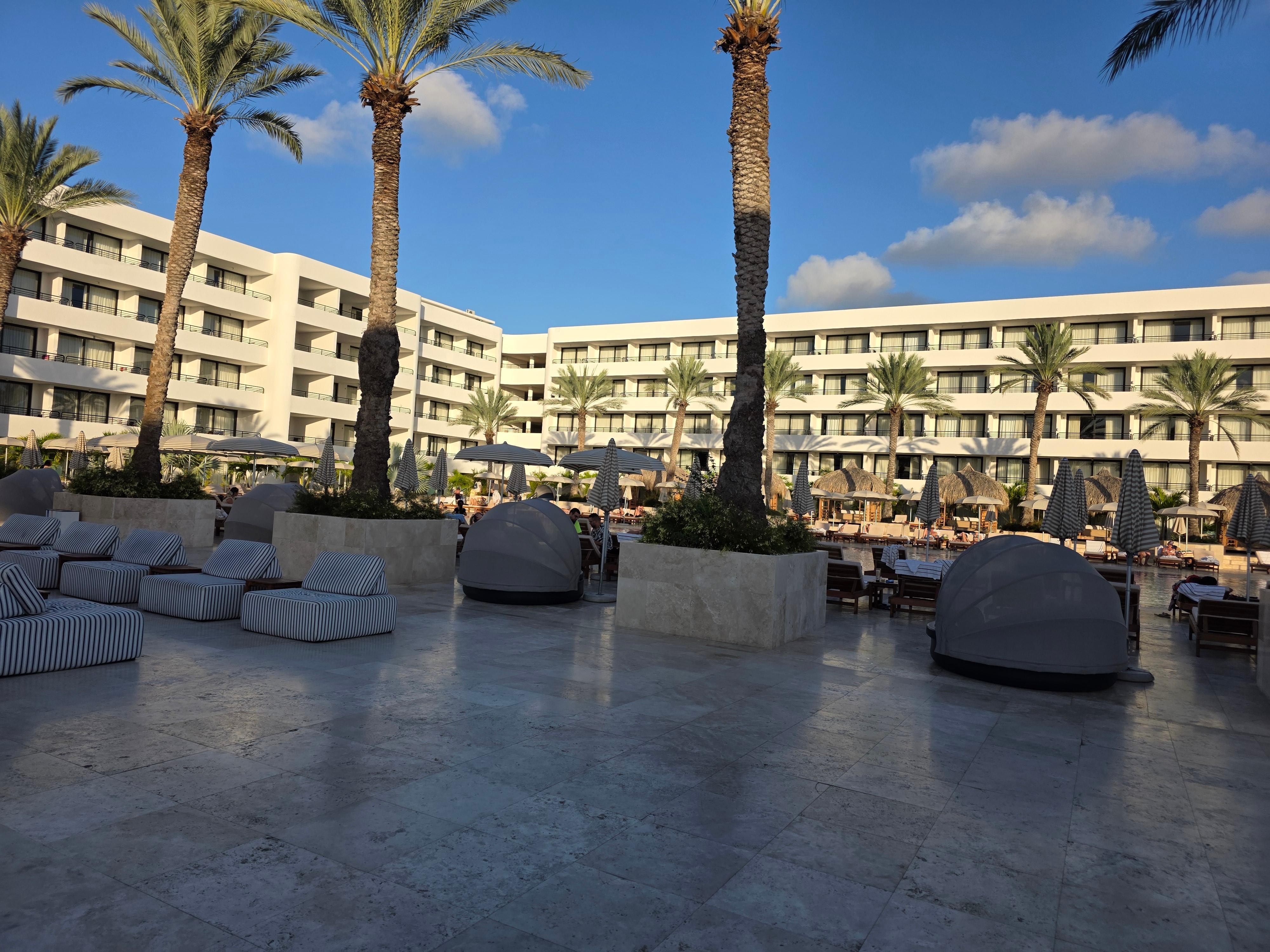 Pool deck at The Rif