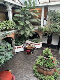 Their beautiful count yard.