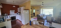 Kitchen, dining, lounge