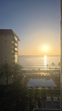 Udsigt mod havet fra værelse 523