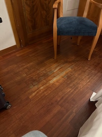 Worn out floor