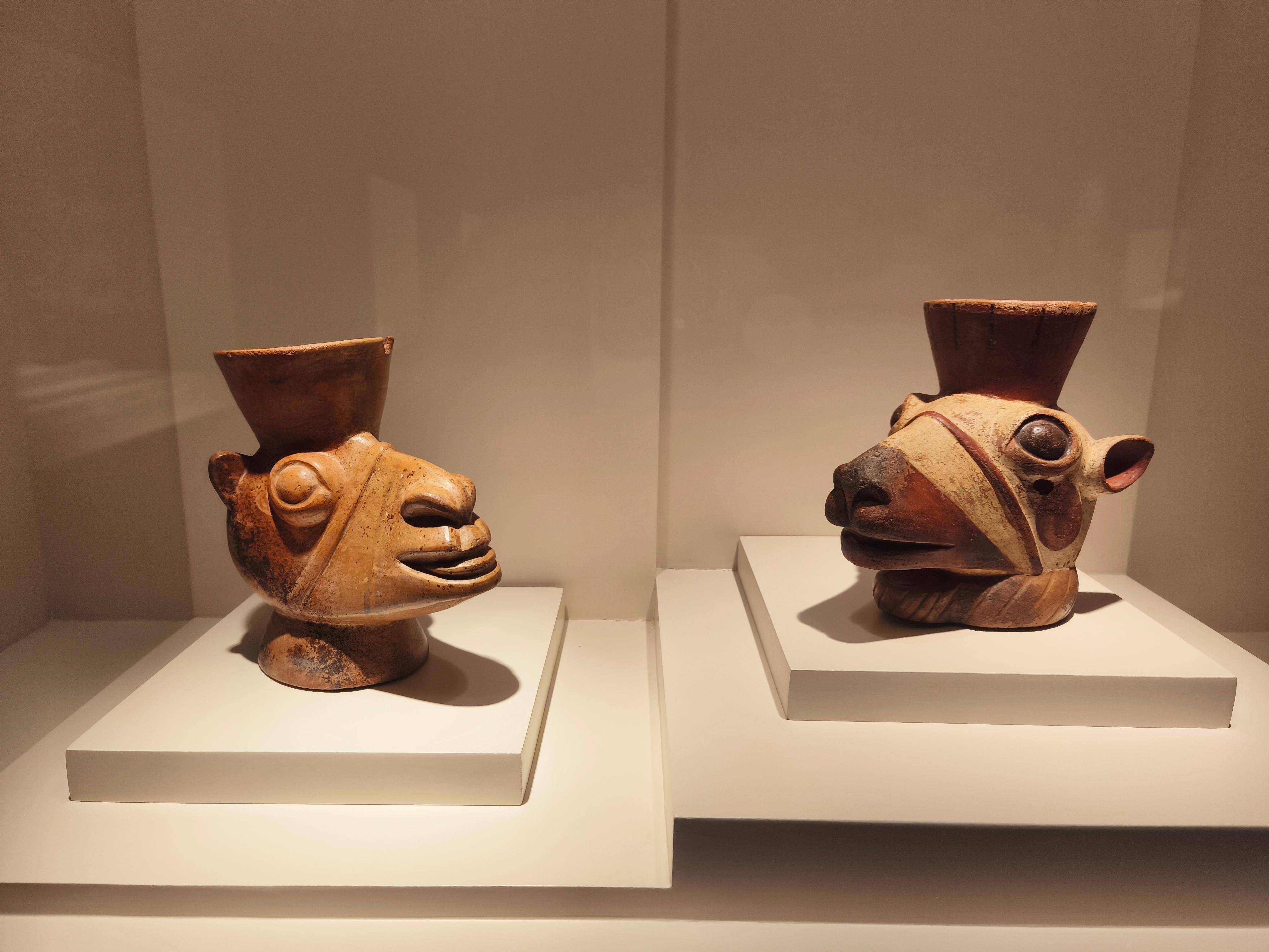 La visite des musées s'impose vu la richesse des musées et leurs collections, sur l' image de la poterie do musée des arts précolombiens.