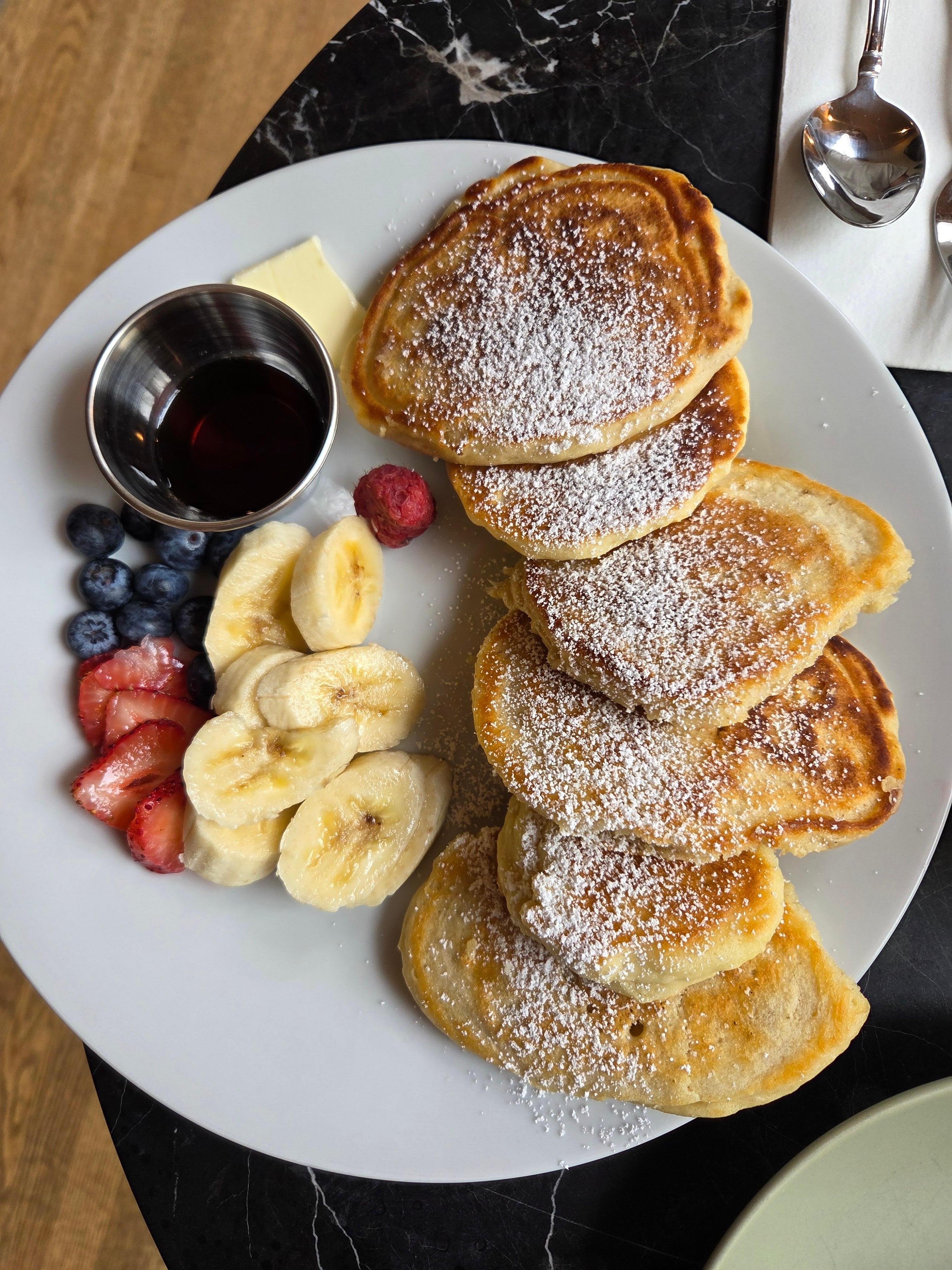 Sweet breakfast platter day 1