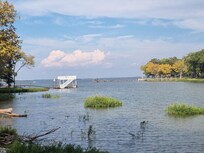 The view from the dock.
