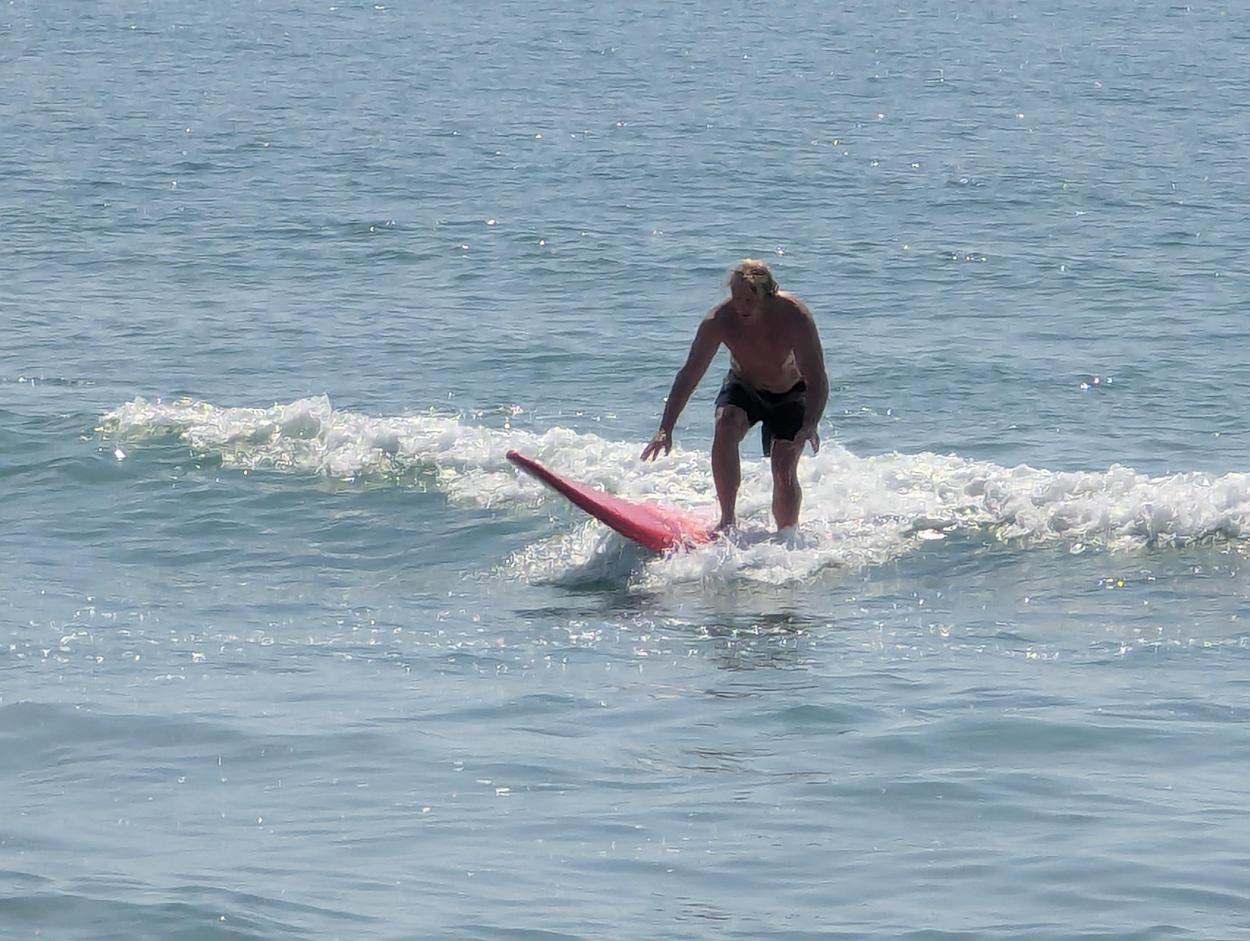 Dad trying new things. 