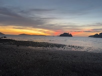 Great sunsets at Oamaru Beach