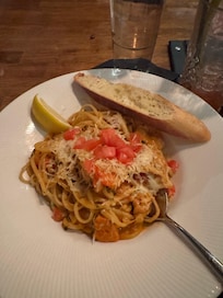 Seafood linguini