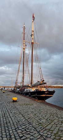 Ausblick Förde direkt am Wasser vor der Haustür