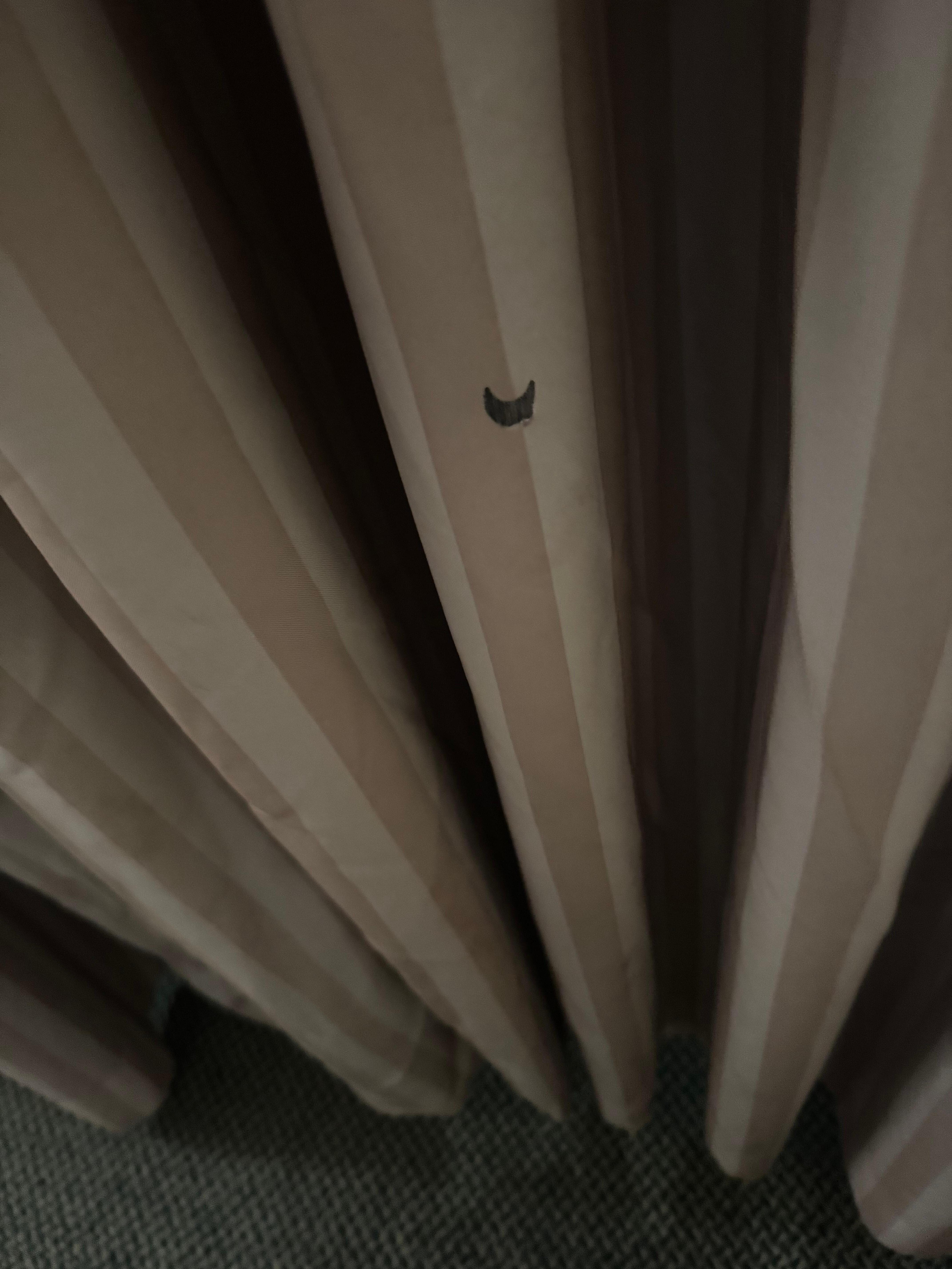 Holes in curtains 