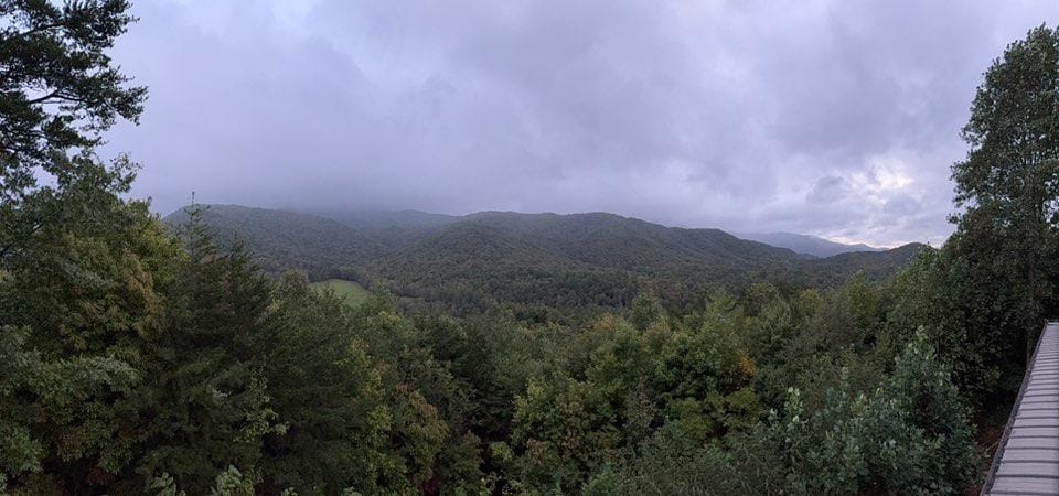 Morning with Clouds and Rain