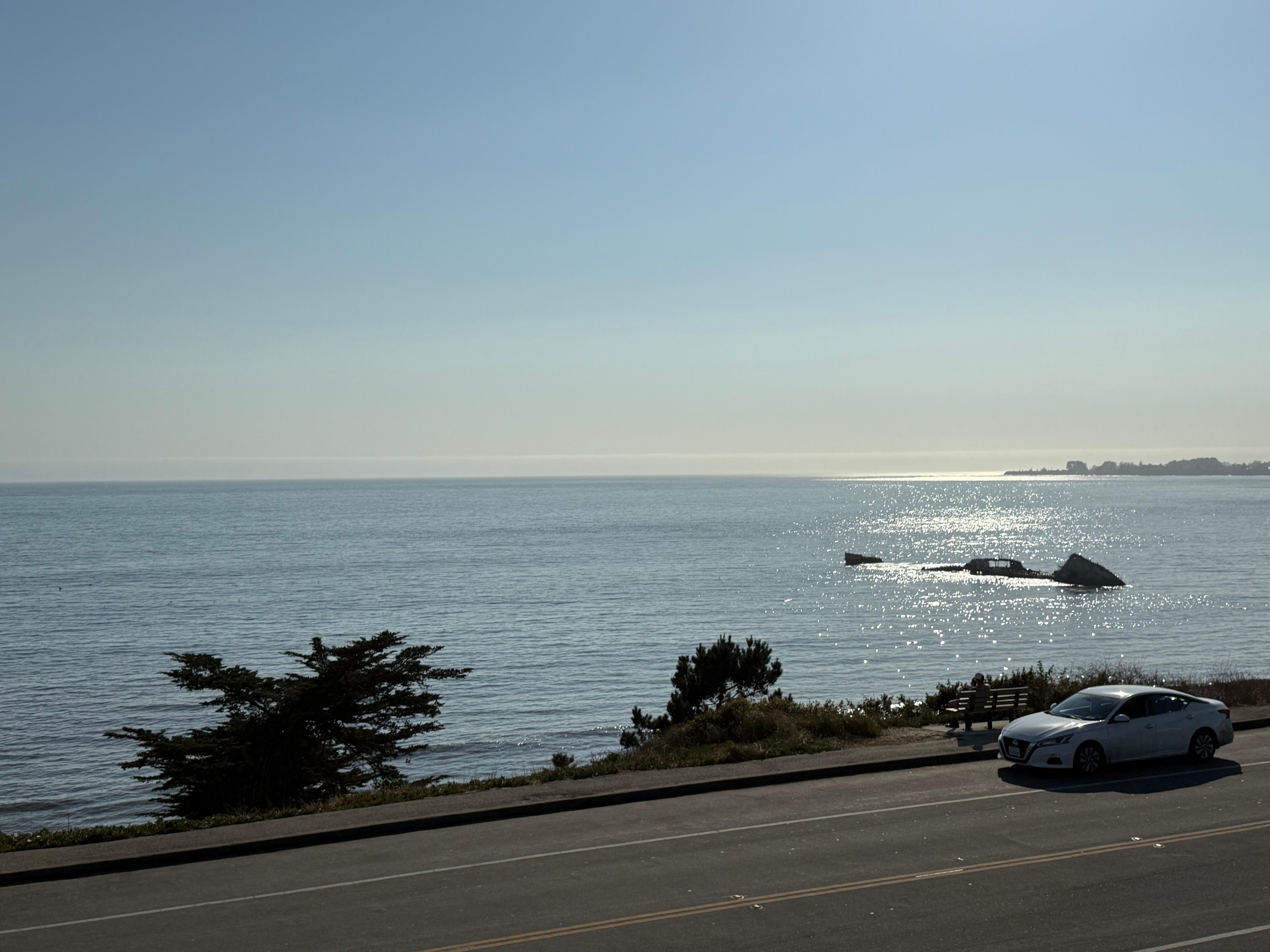 View from the upstairs balcony