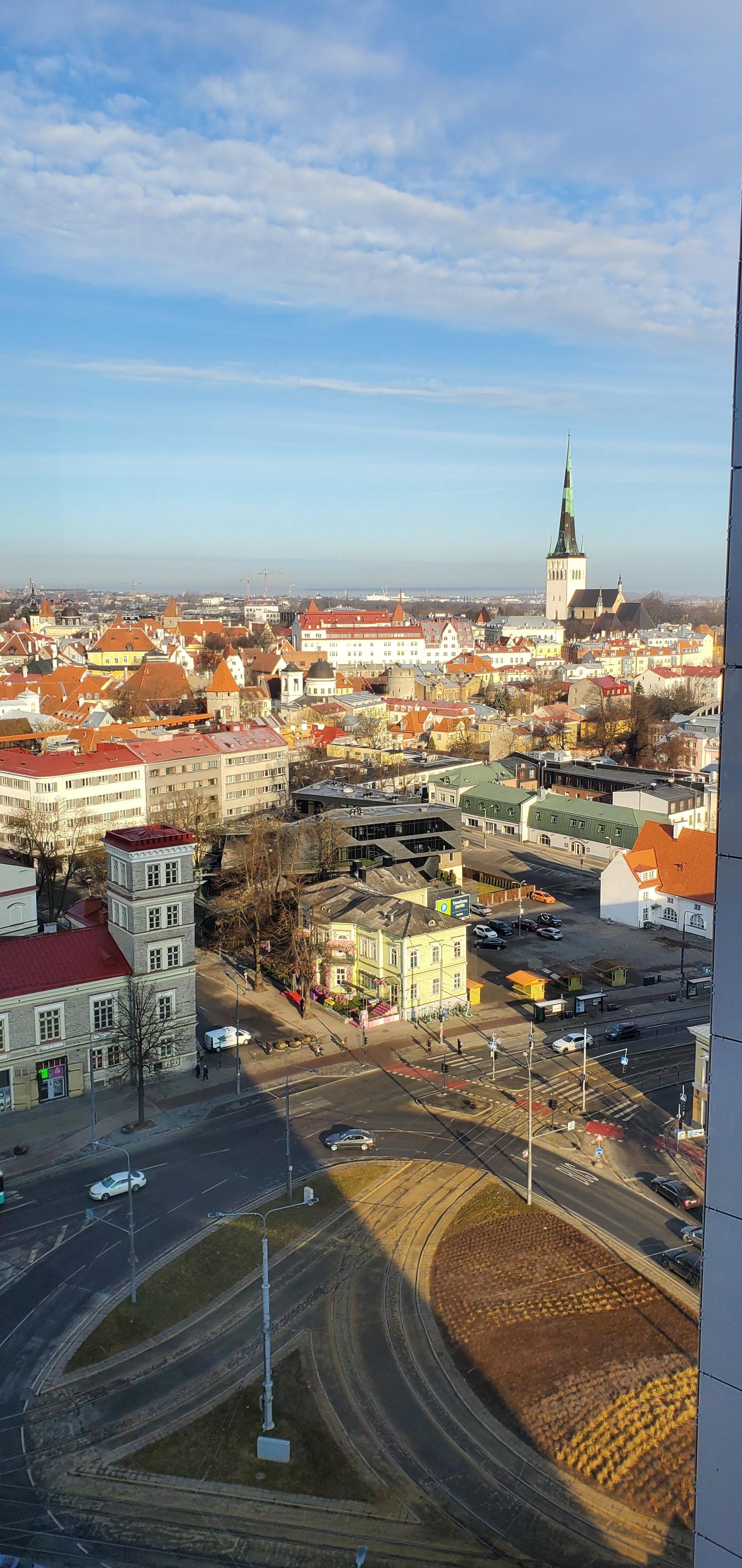 The view from our room, Great Tallinn.  
