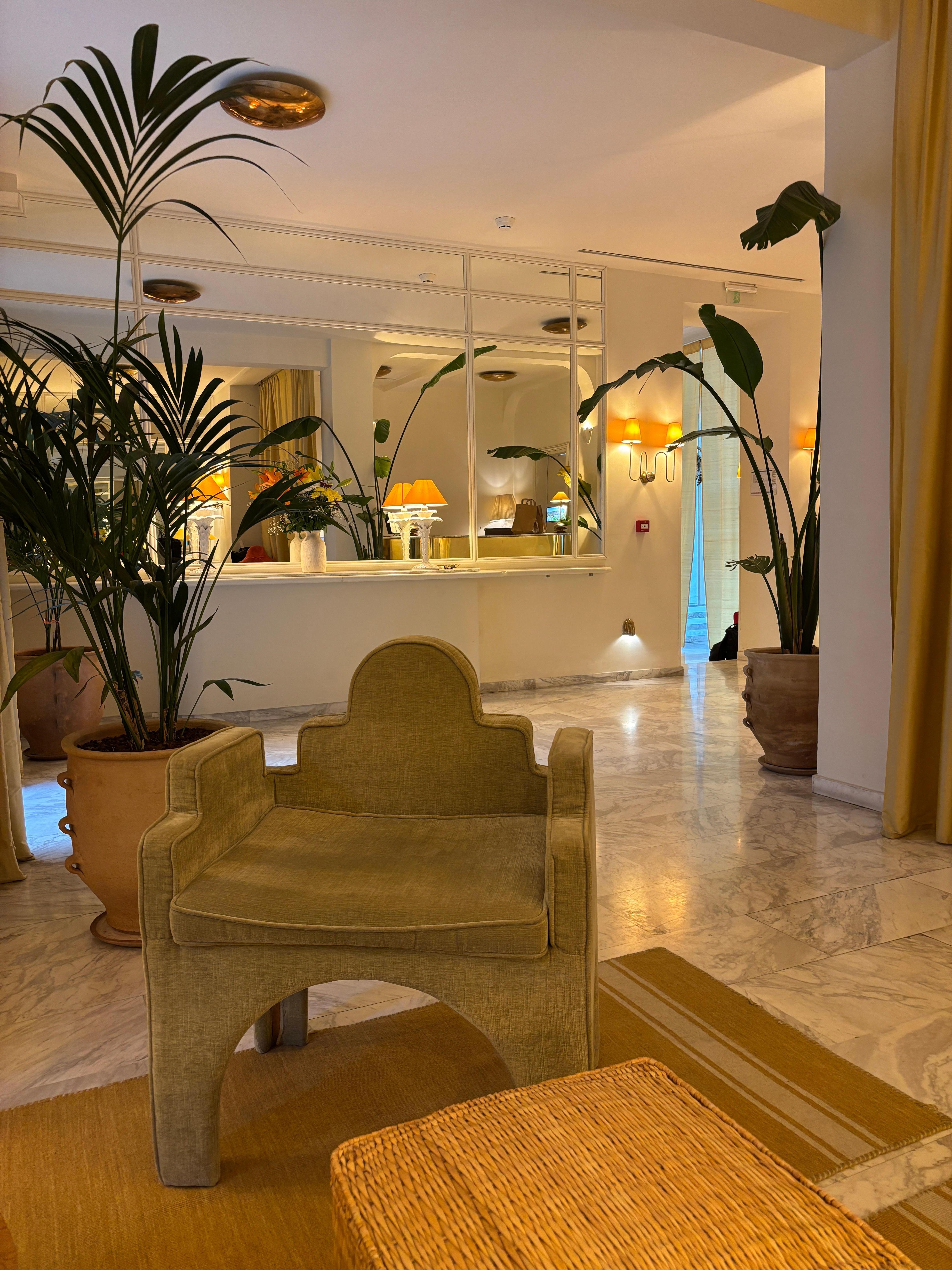 The lobby.