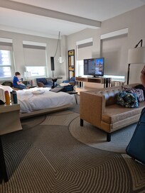 Spacious room great views