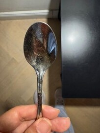 Dirty spoon