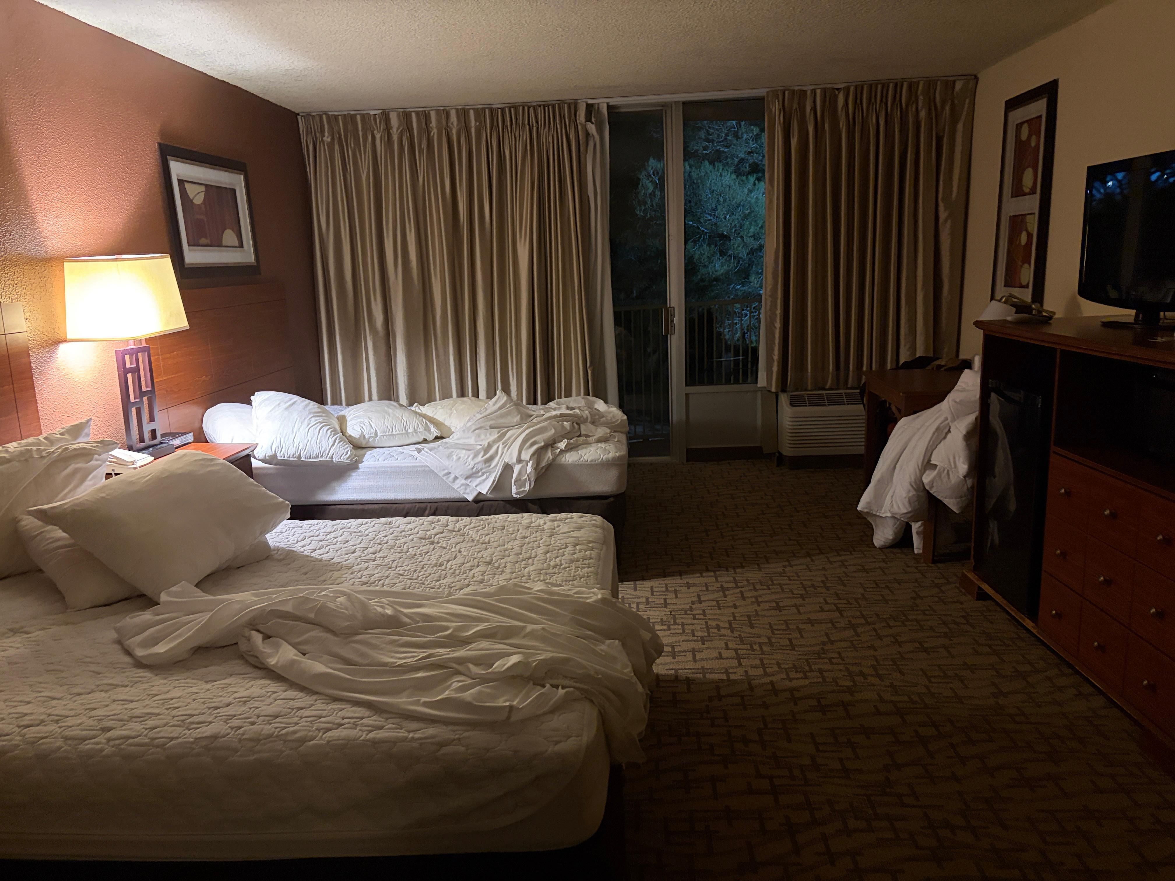 The first room was not even ready