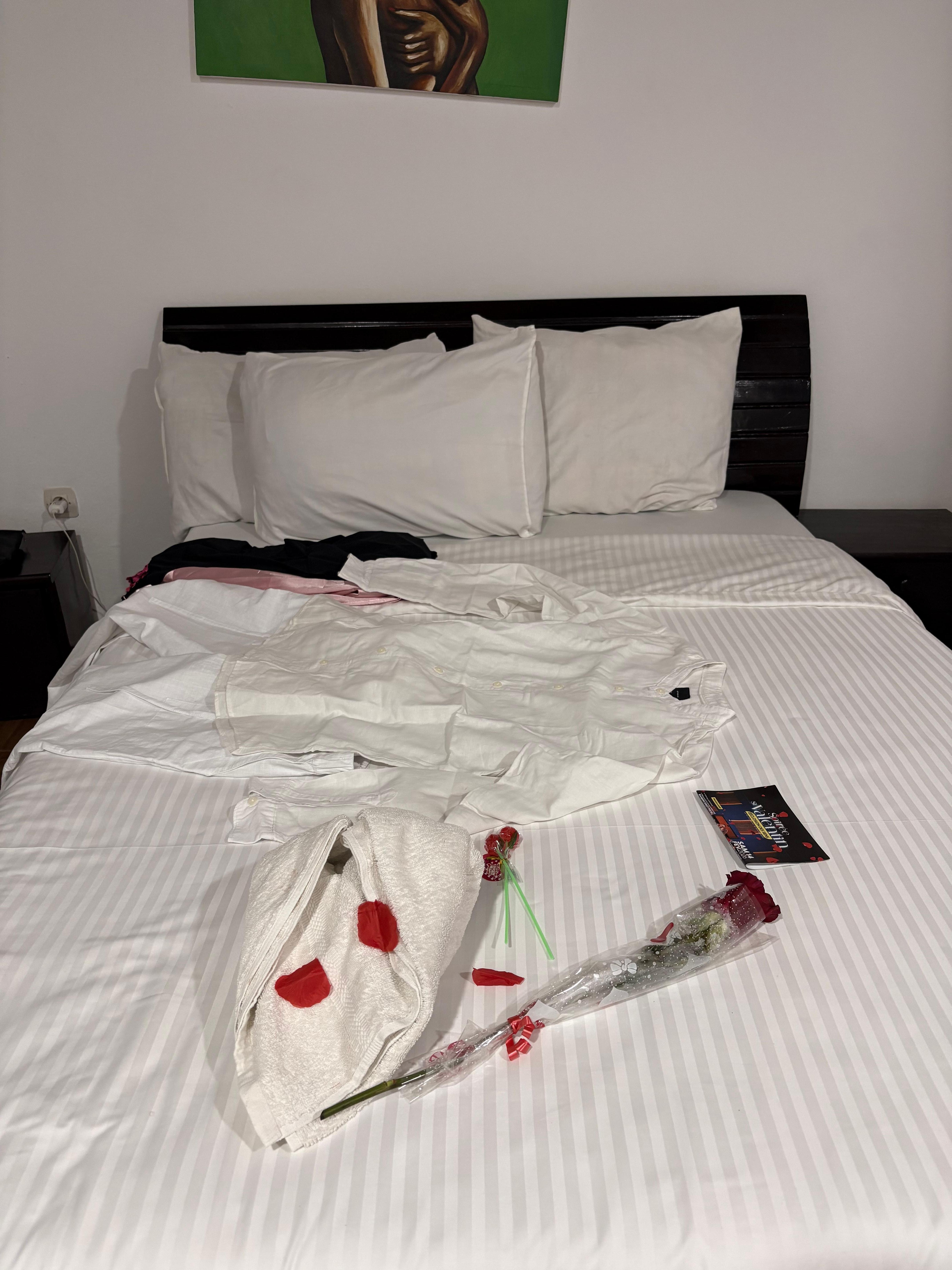 Esta es la habitación estándar; hay de más alta gama. Aunque el baño es un poco pequeño. 