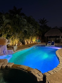 Night by the pool!