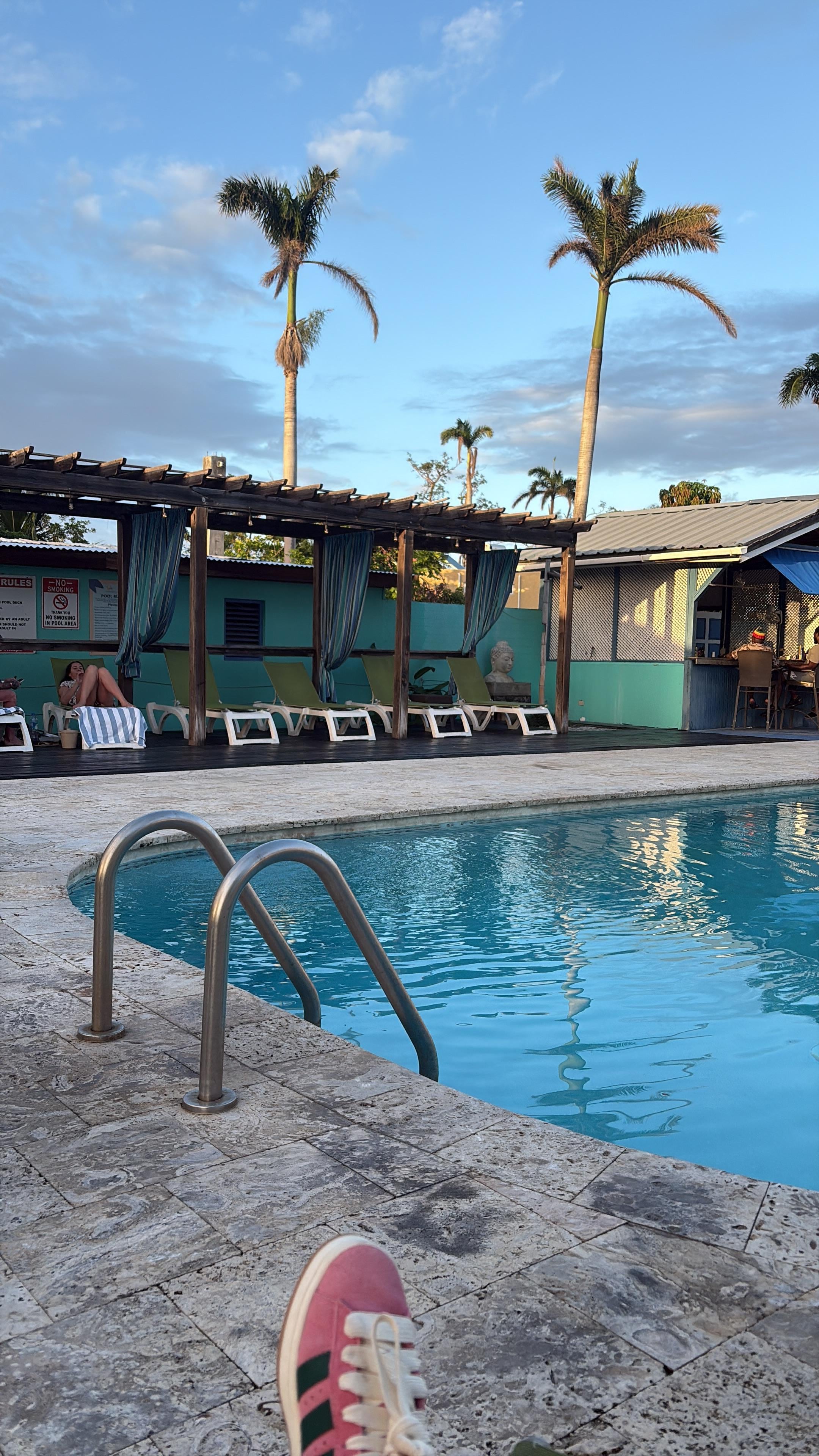 Swimming pool and bar areas 
