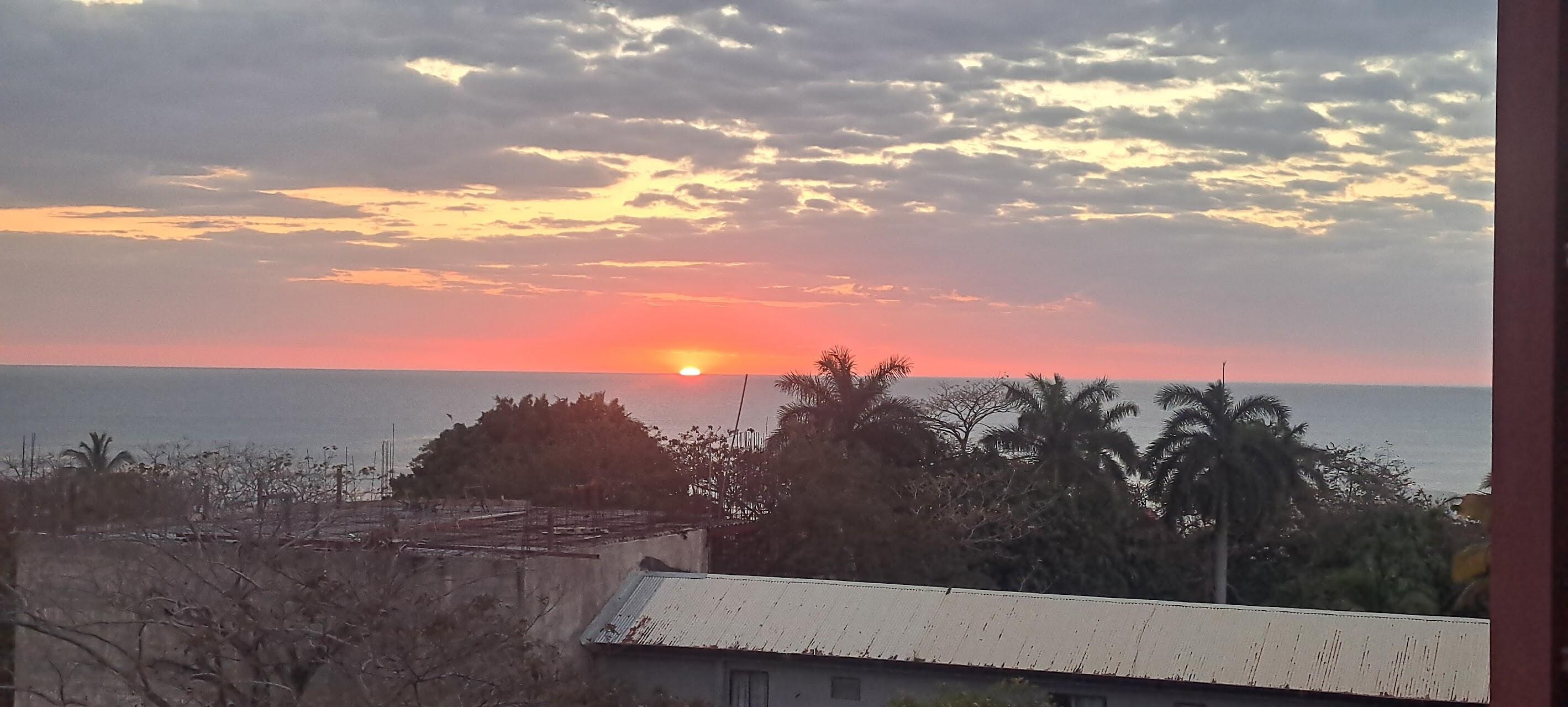 Sunset from the balcony