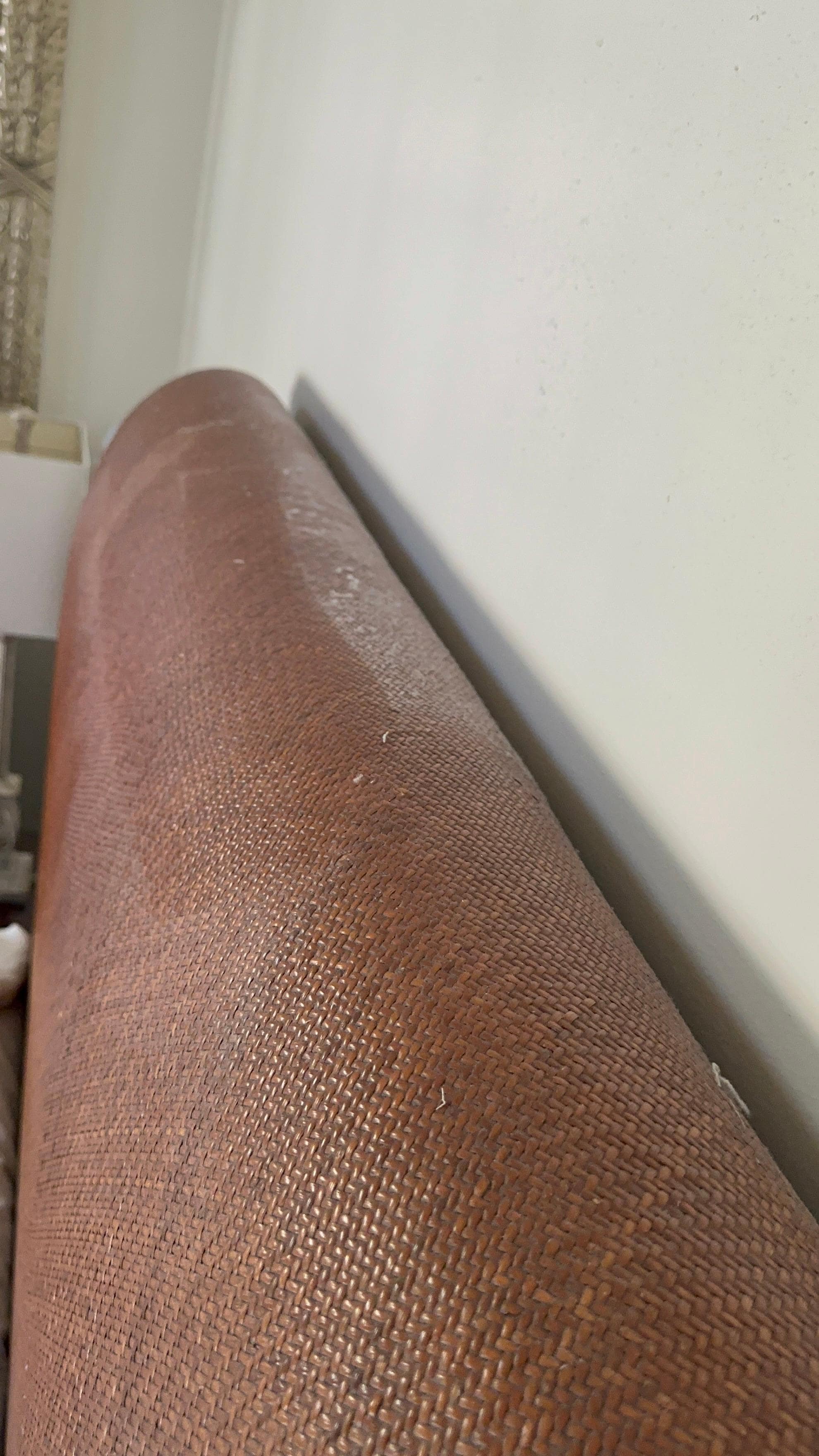 Who knows when the bed headboard was last dusted.  You can see the thick coat of dust compared to where we wiped down.  Thick coat of dust was on all blinds and many surfaces of unit.